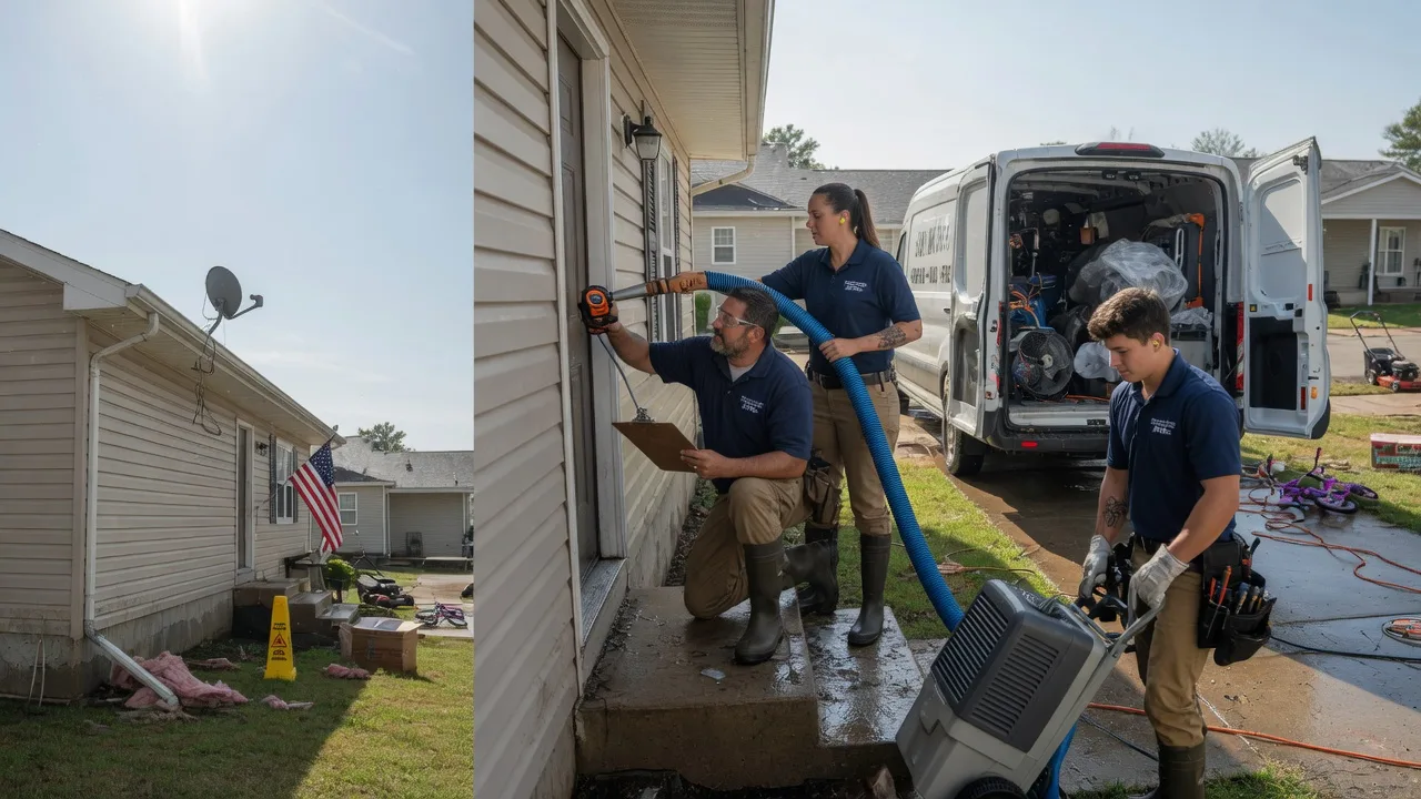 Ceiling Water Damage Restoration in Cushing, IA near me